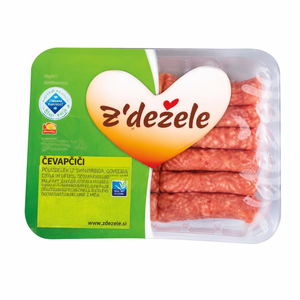 Žar čevapčiči 480 g Z'dežele - Akcija v trgovini E.Leclerc