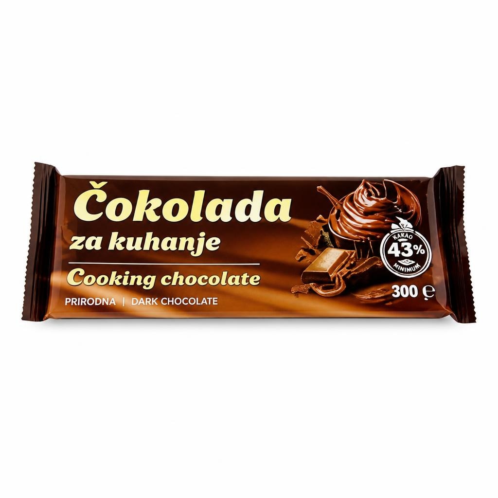 Čokolada za kuhanje 300 g Dolciando - Akcija v trgovini Eurospin