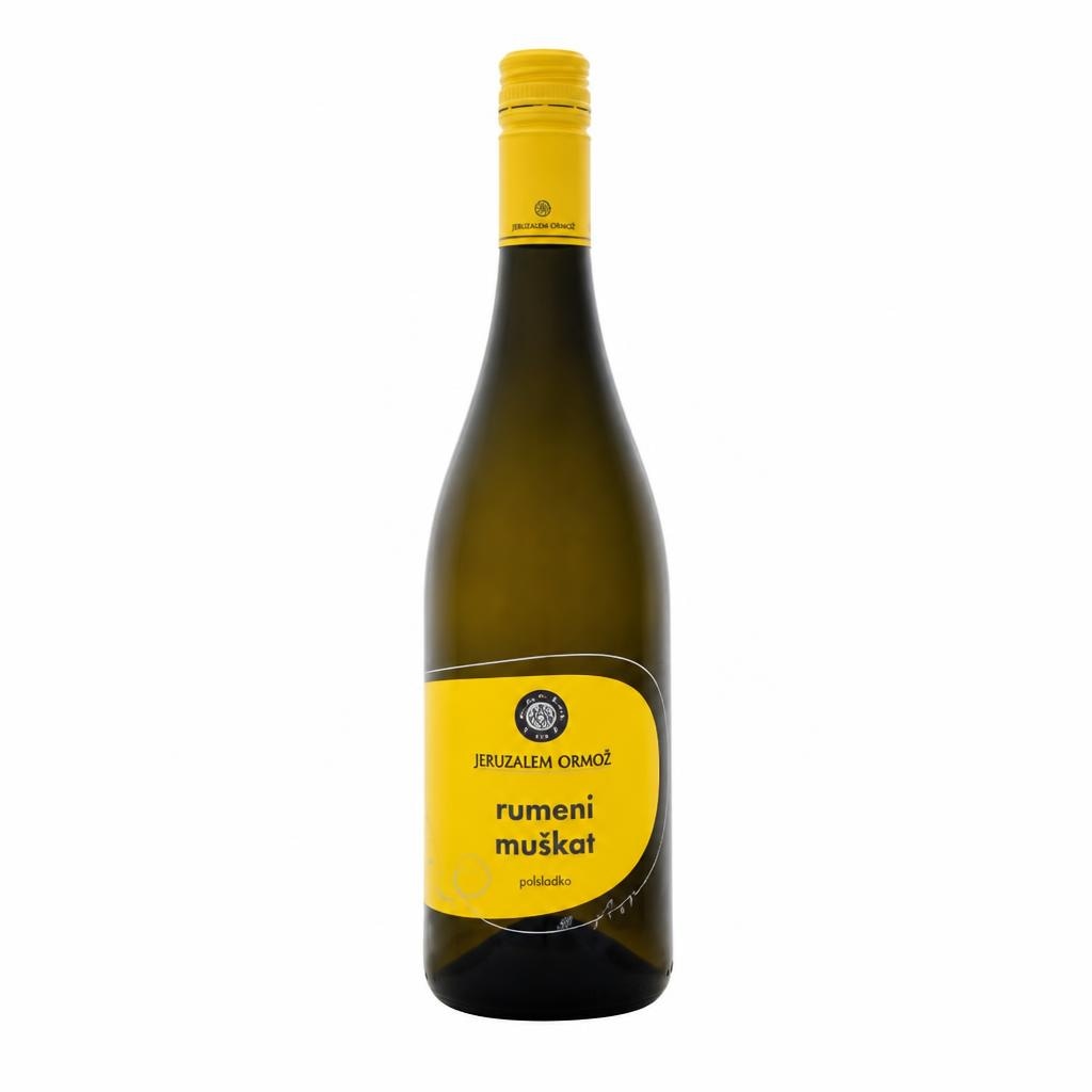 Kakvoostno vino ZGP Rumeni Muškat "Jeruzalem Ormož" 0,75 l Akcija v trgovini E.Leclerc