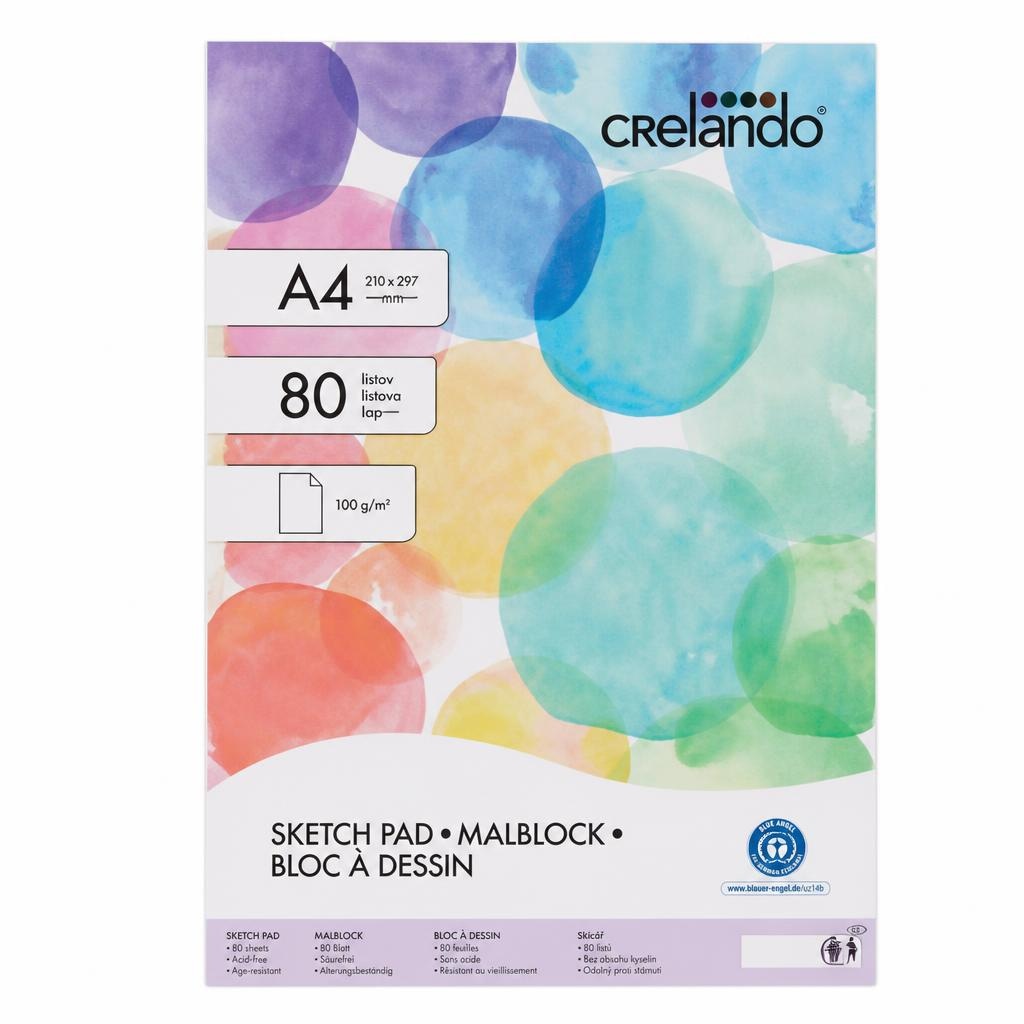 Crelando Risalni blok A4 80 listov 80 g/m² - Akcija v trgovini Lidl