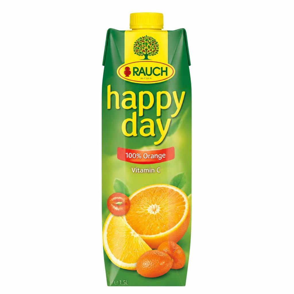 Pijača Rauch Happy Day 1 l Akcija v trgovini Tuš