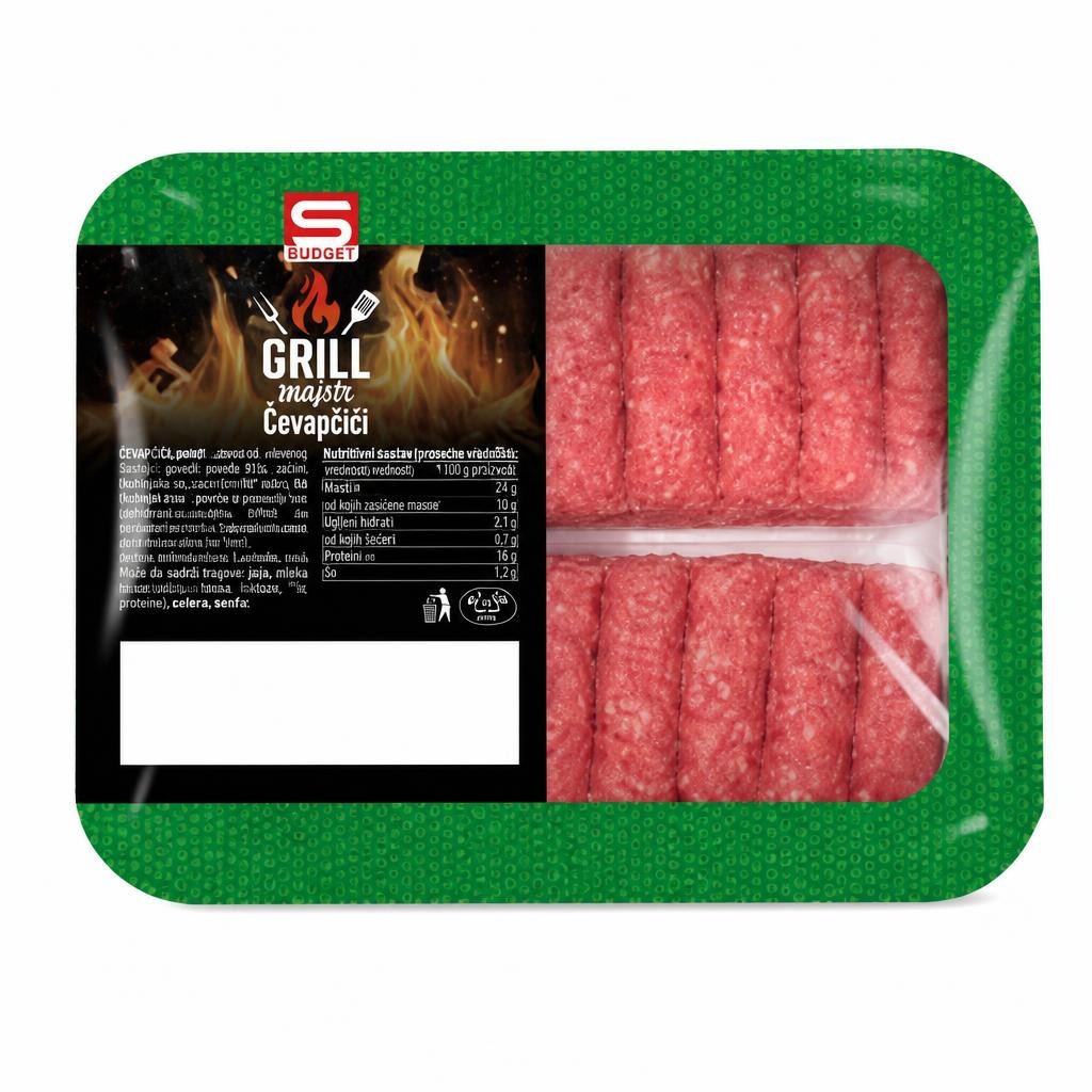 Grill Majstr Čevapčiči 1 kg S Budget - Akcija v trgovini Spar
