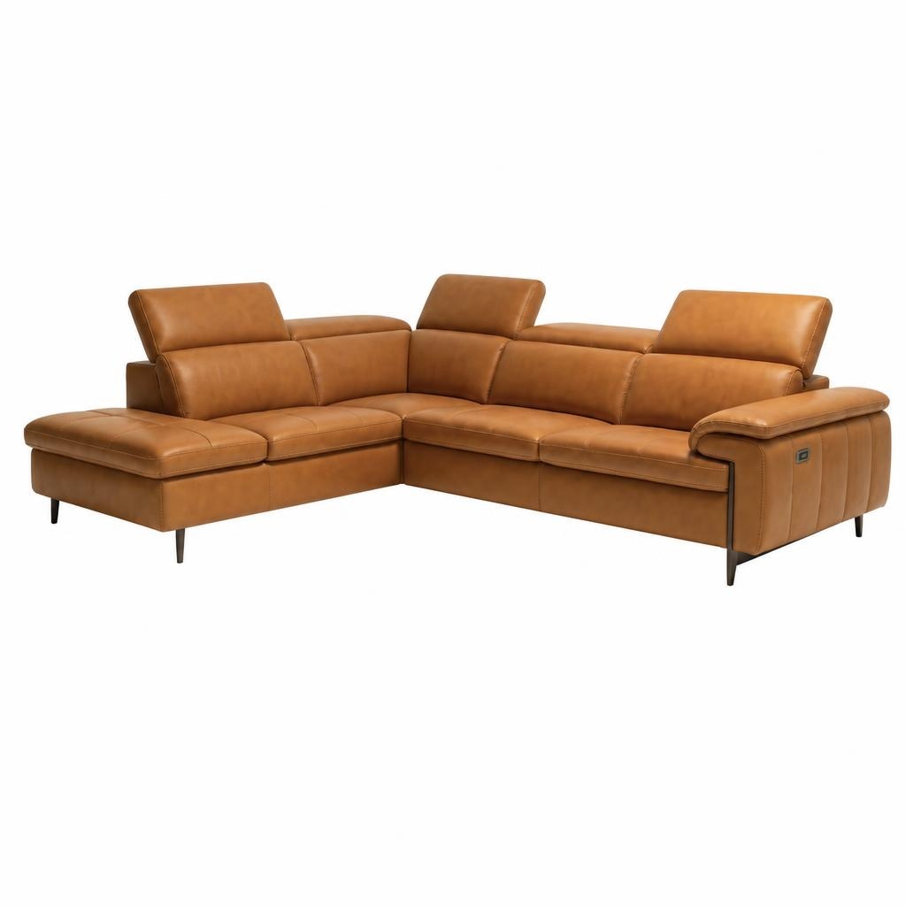Usnjena kotna sedežna garnitura Soave 234x296cm Castello Sofa - Akcija v trgovini Harvey Norman