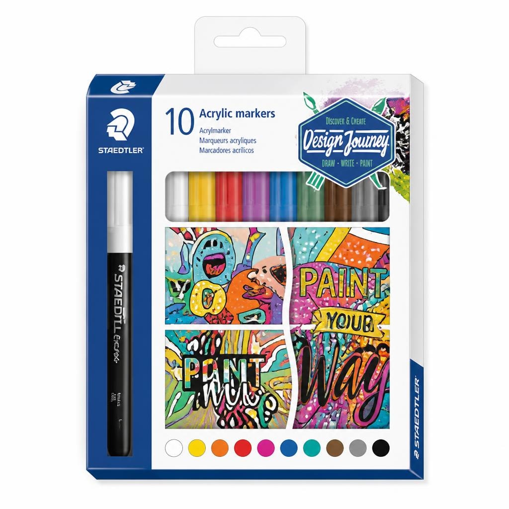 Akrilni markerji 10/1 STAEDTLER Akcija v trgovini E.Leclerc