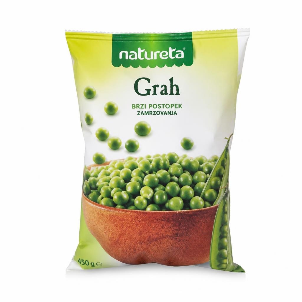 Natureta zamrznjena zelenjava 450 g Akcija v trgovini Spar