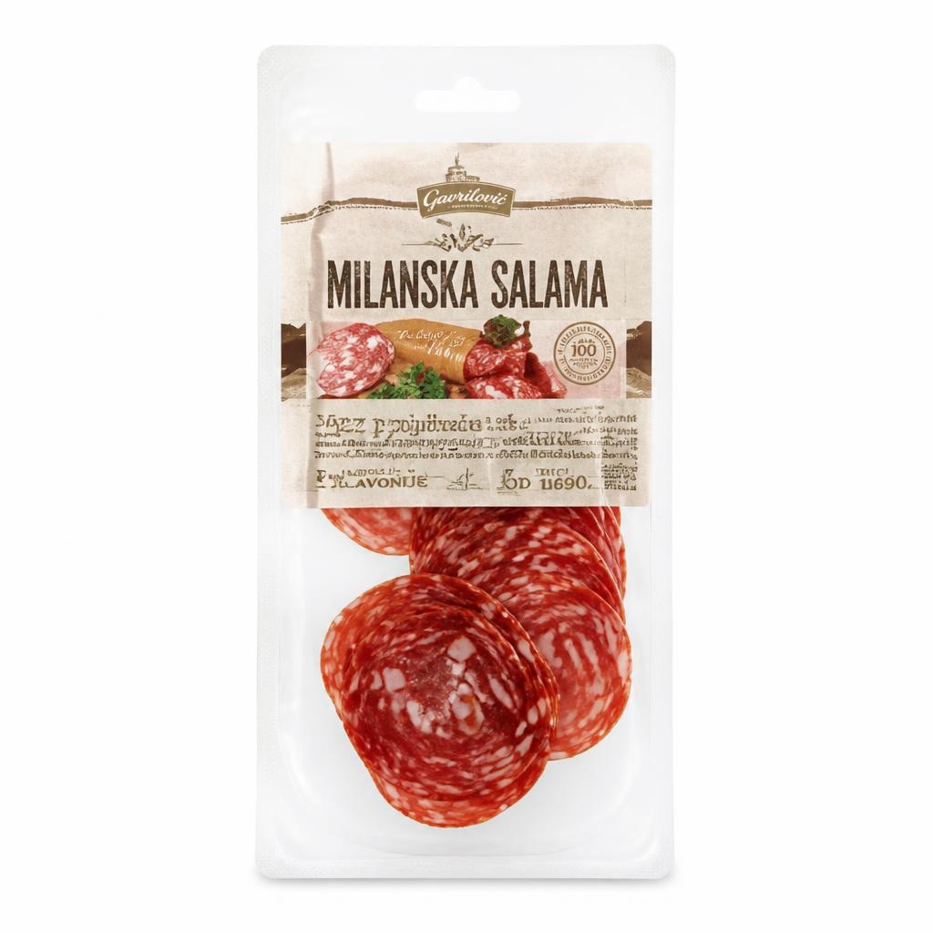 Milanska salama 80 g Alpija Akcija v trgovini Spar