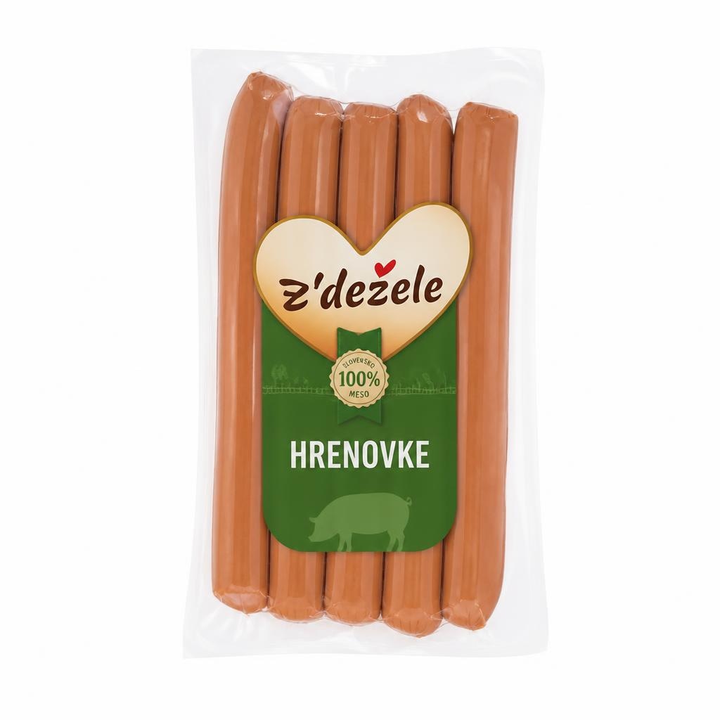 Z'dežele Hrenovke 1 kg Akcija v trgovini Tuš