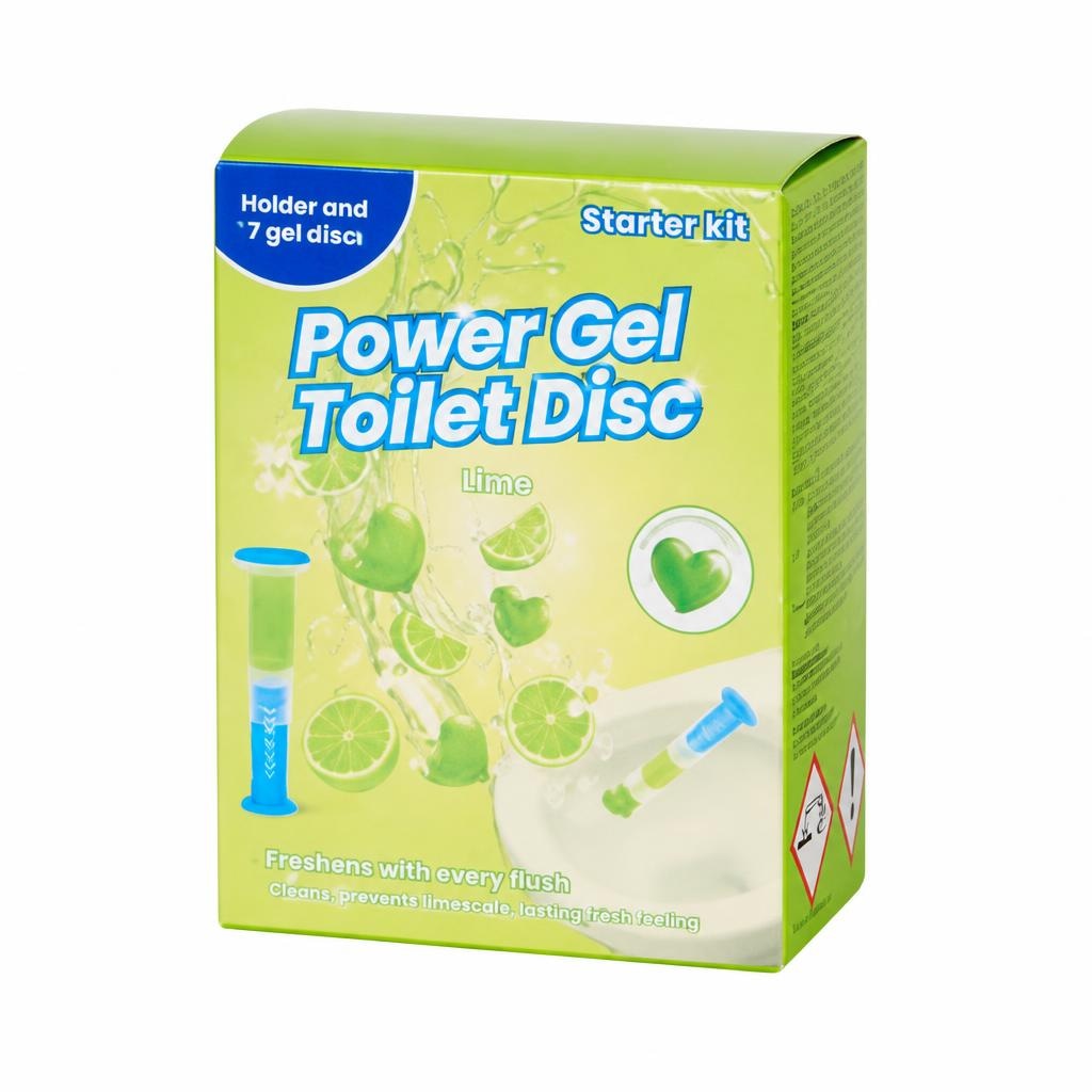 Power Gel Toilet Disc gel ploščice za WC školjko 7 gel discs Akcija v trgovini Action