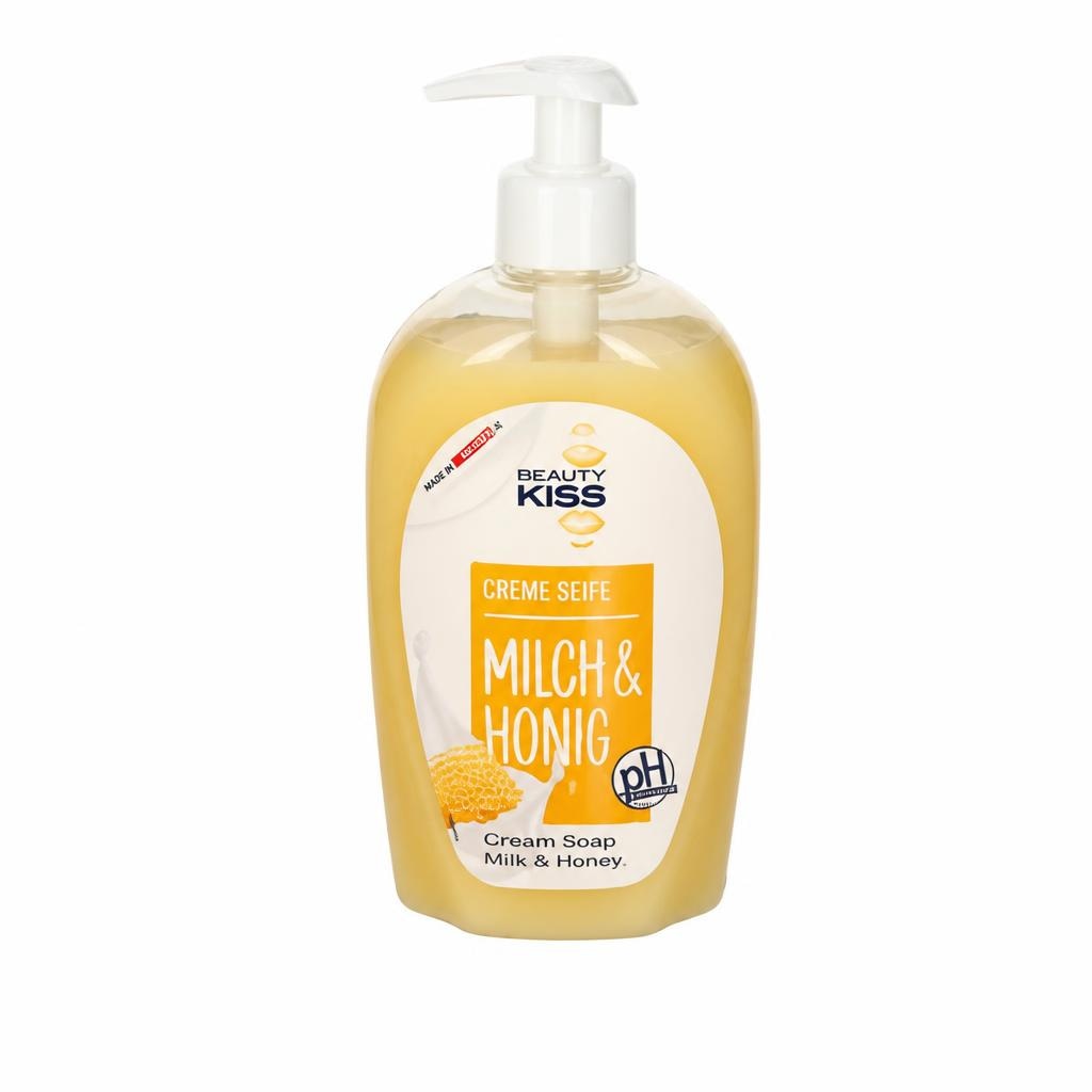 BEAUTY KISS Tekoče milo Milch & Honig 500 ml - Akcija v trgovini Spar