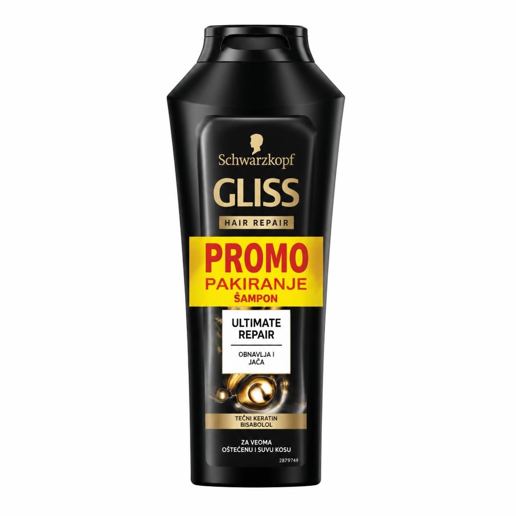 Gliss 400ml, 200 ml Akcija v trgovini E.Leclerc