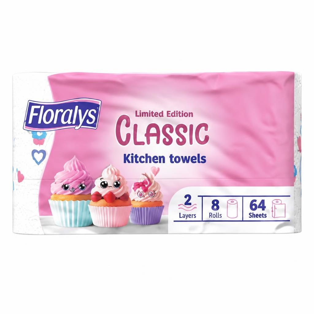 Floralys Kuhinjske brisačke XXL 8 rol - Akcija u trgovini Lidl