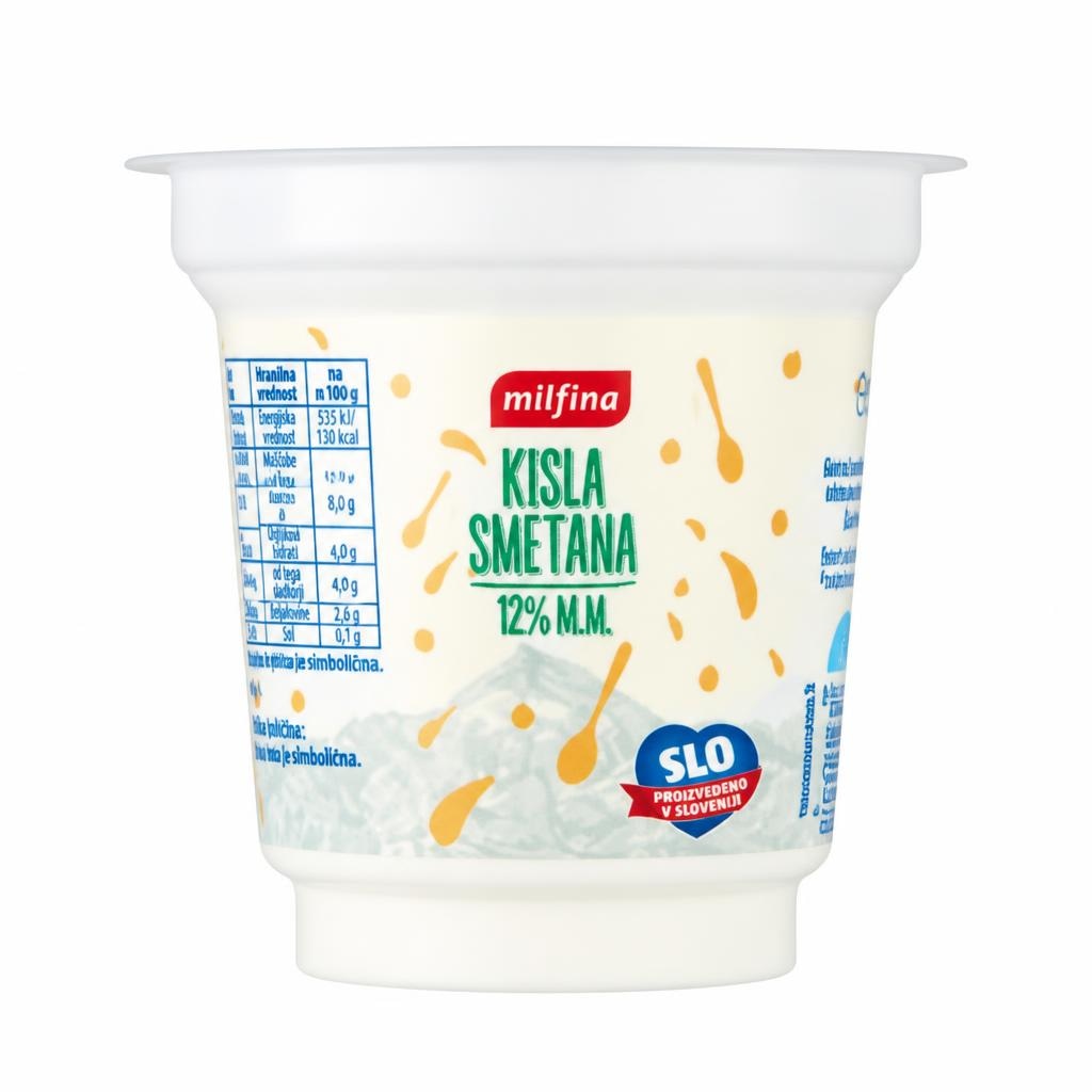 Milfina Kisla smetana 180 g Akcija v trgovini Hofer