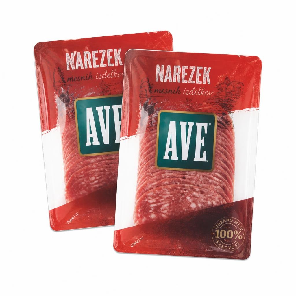 Ave narezek 80 g ali 100 g Akcija v trgovini Spar
