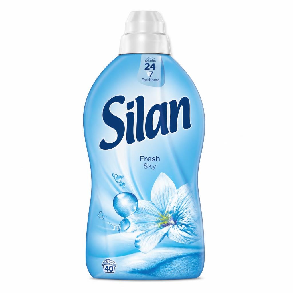 Silan mehčalec 30 pranj/540 ml, 50 pranj/1.100 l, 64 pranj/1.408 l Akcija v trgovini Tuš