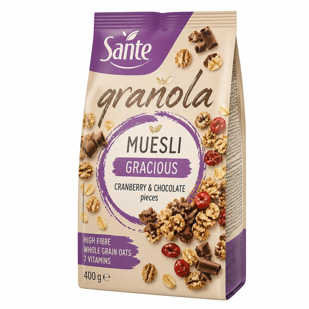 Muesli Sante 350 g Akcija v trgovini Mercator