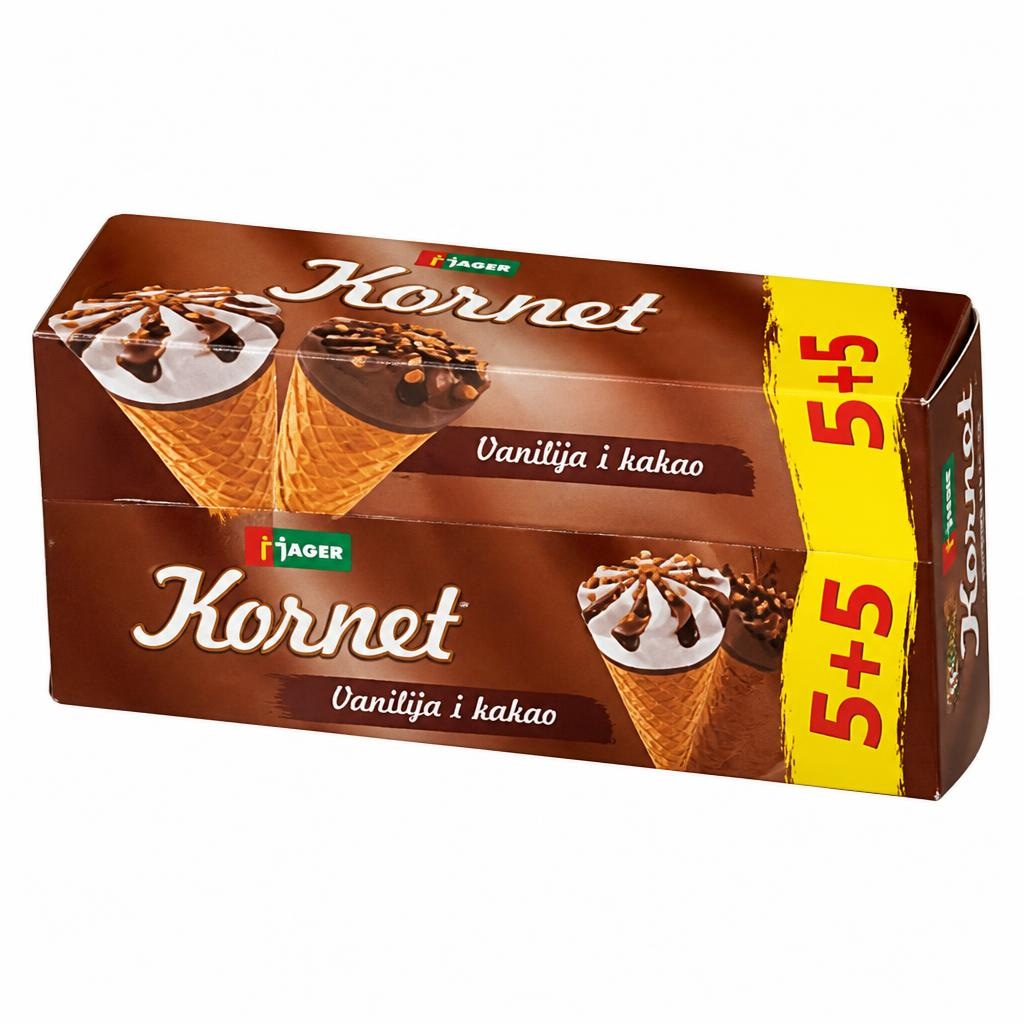 Sladoled Kornet 5+5 Jager Akcija v trgovini Jager