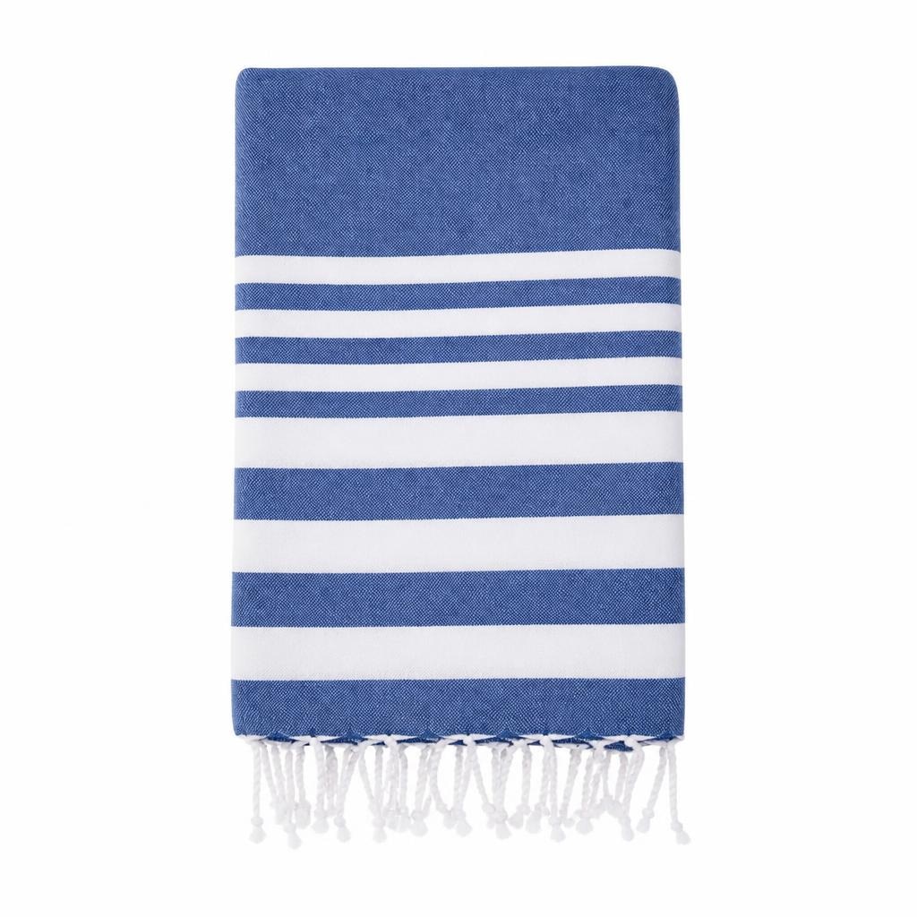 Esposa brisača za na plažo 'Blue Strip' 85 x 165 cm - Akcija v trgovini Lesnina