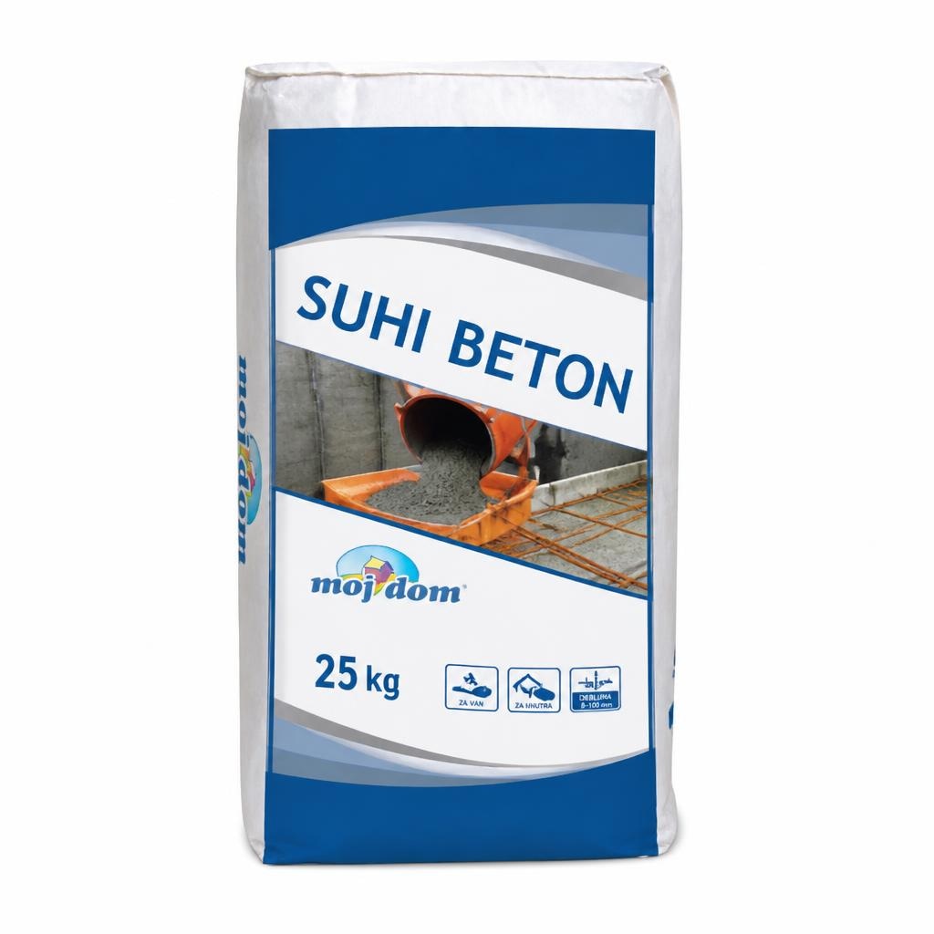 Suhi beton Moj dom 25 kg Akcija v trgovini Jager