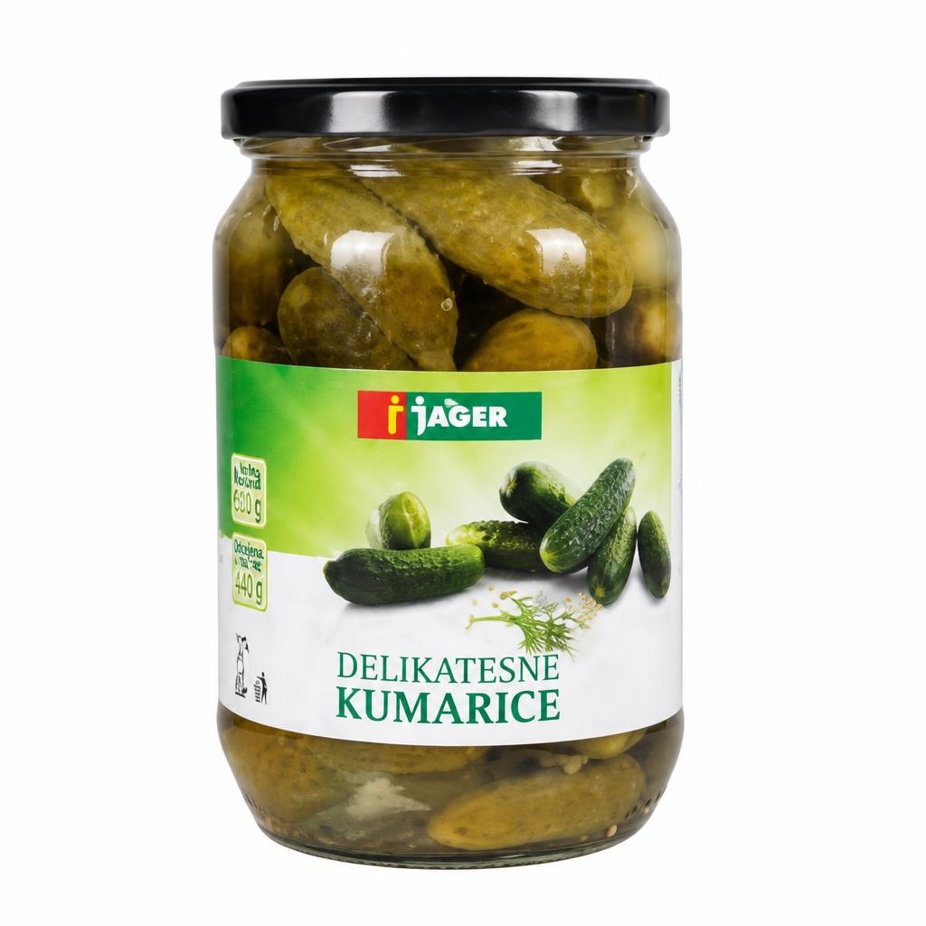 Delikatesne kumarice 680 g Jager - Akcija v trgovini Jager