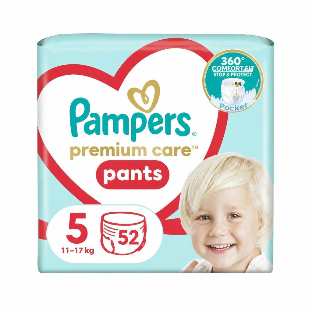Pampers Premium Care hlačne plenice 52 kosov Akcija v trgovini Dm