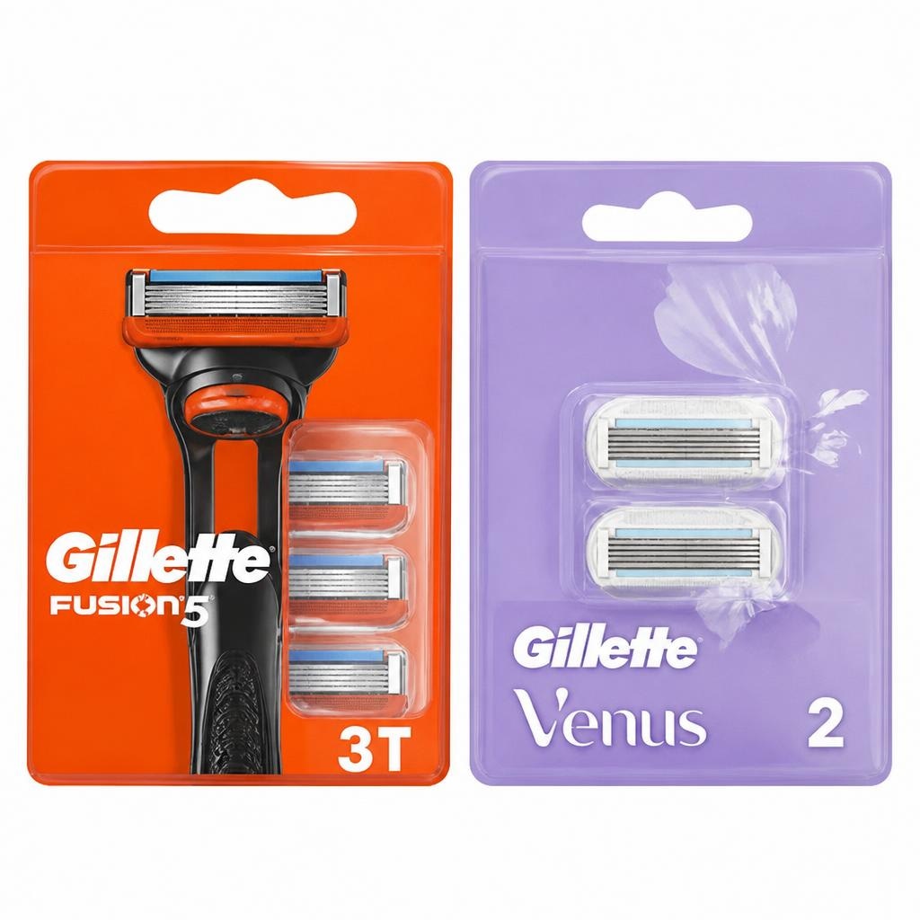 Nastavki za britje Gillette in Venus 7/1, 8/1 ali 12/1 Akcija v trgovini Spar