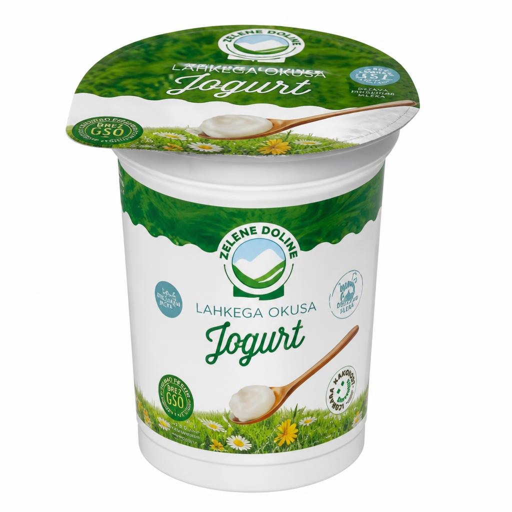 Jogurt v lončku Zelene Doline - Akcija v trgovini Tuš