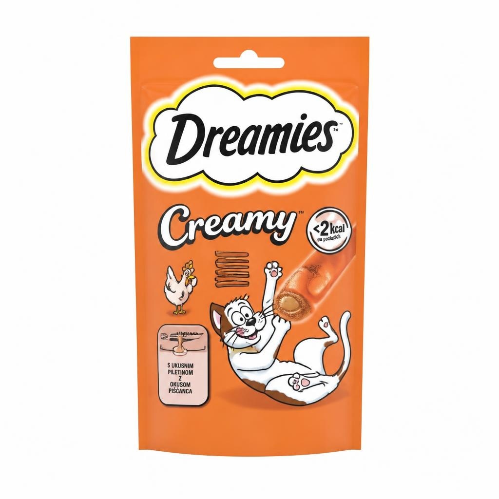Dreamies Creamy prigrizki za mačke 4 x 10 g Akcija v trgovini Mercator