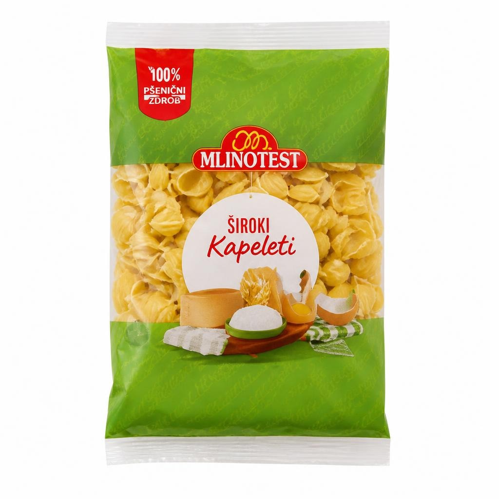 Kapeleti Mlinotest 500 g Akcija v trgovini Jager
