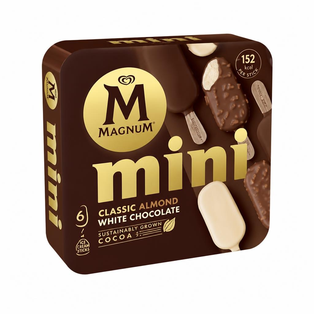 Magnum sladoled na palčki 3 x 100 ml Akcija v trgovini Jager