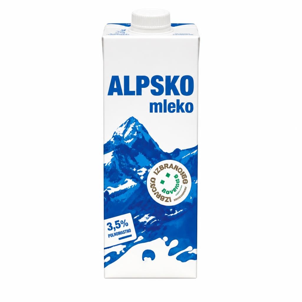 Alpsko mleko 1 L Akcija v trgovini Jager