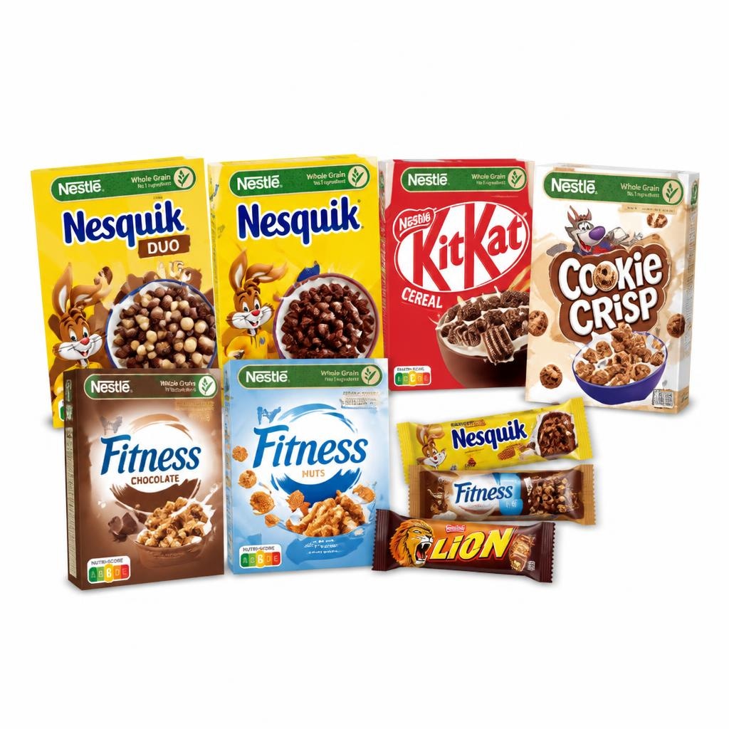 Kosmiči in ploščice Nestlé Akcija v trgovini E.Leclerc