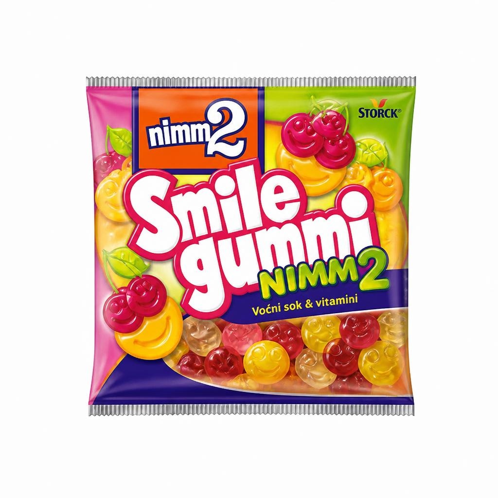 Bonboni Smeilgummi Nimm2 90 g ali 100 g Akcija v trgovini E.Leclerc