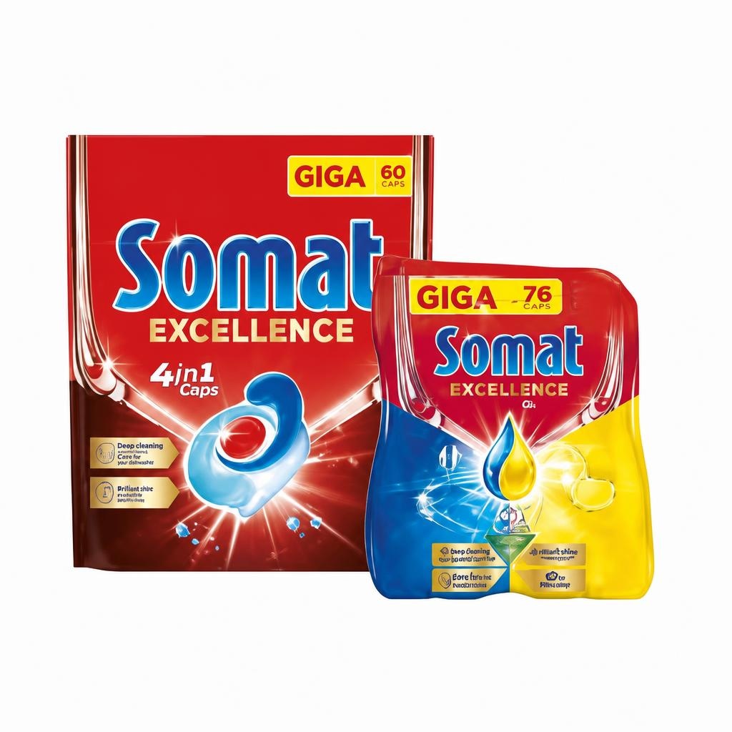 Tablete ali gel Somat Giga pakiranje - Akcija v trgovini Jager