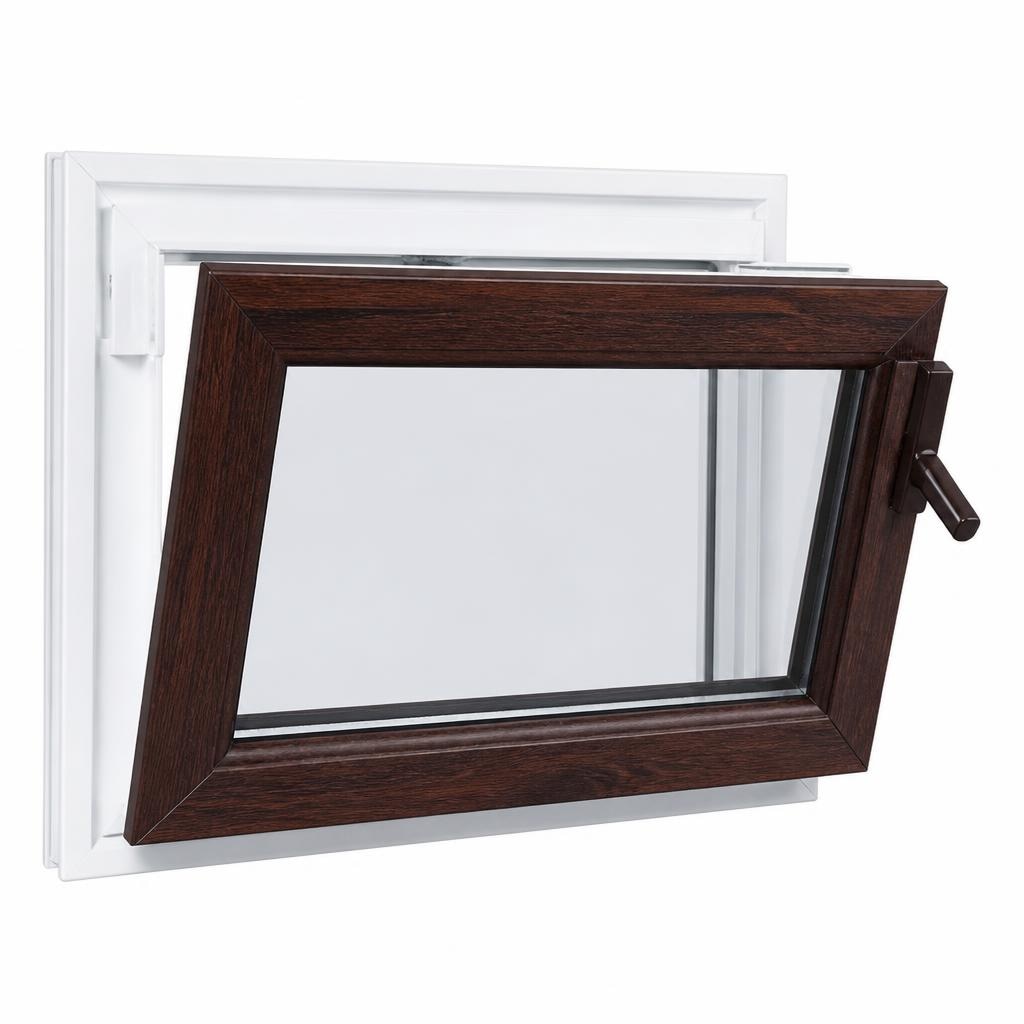 PVC nagibno okno 'Q59' 80 x 40 cm Akcija v trgovini Bauhaus