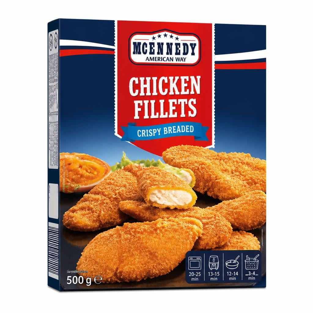 Mcennedy panirani piščančji fileji 500 g Akcija v trgovini Lidl