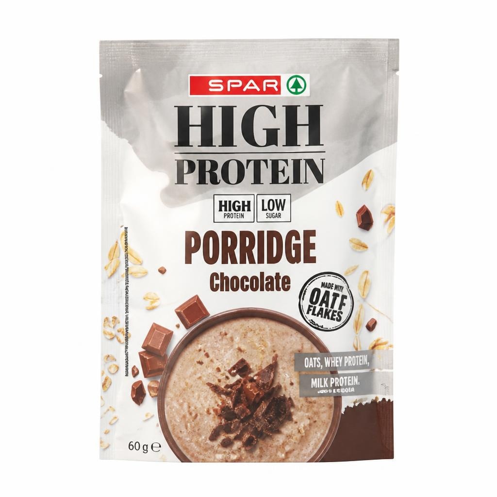 SPAR High Protein beljakovinska kaša 60 g Akcija v trgovini Spar