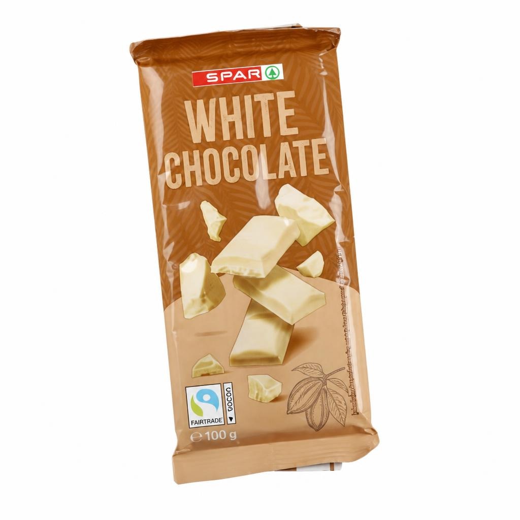 Spar bela čokolada 100 g Akcija v trgovini Spar