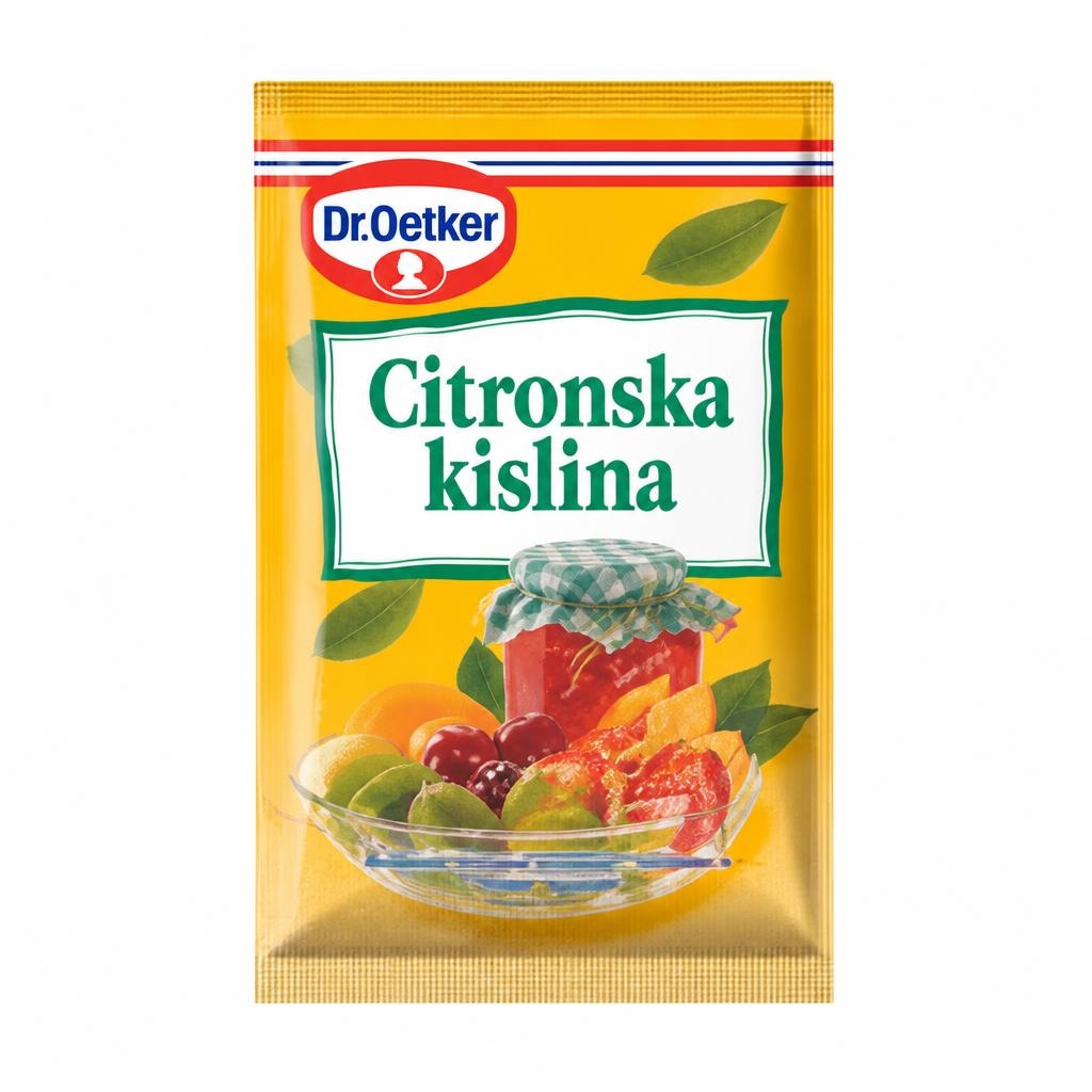 Citronska kislina Dr.Oetker 20 g - Akcija v trgovini E.Leclerc