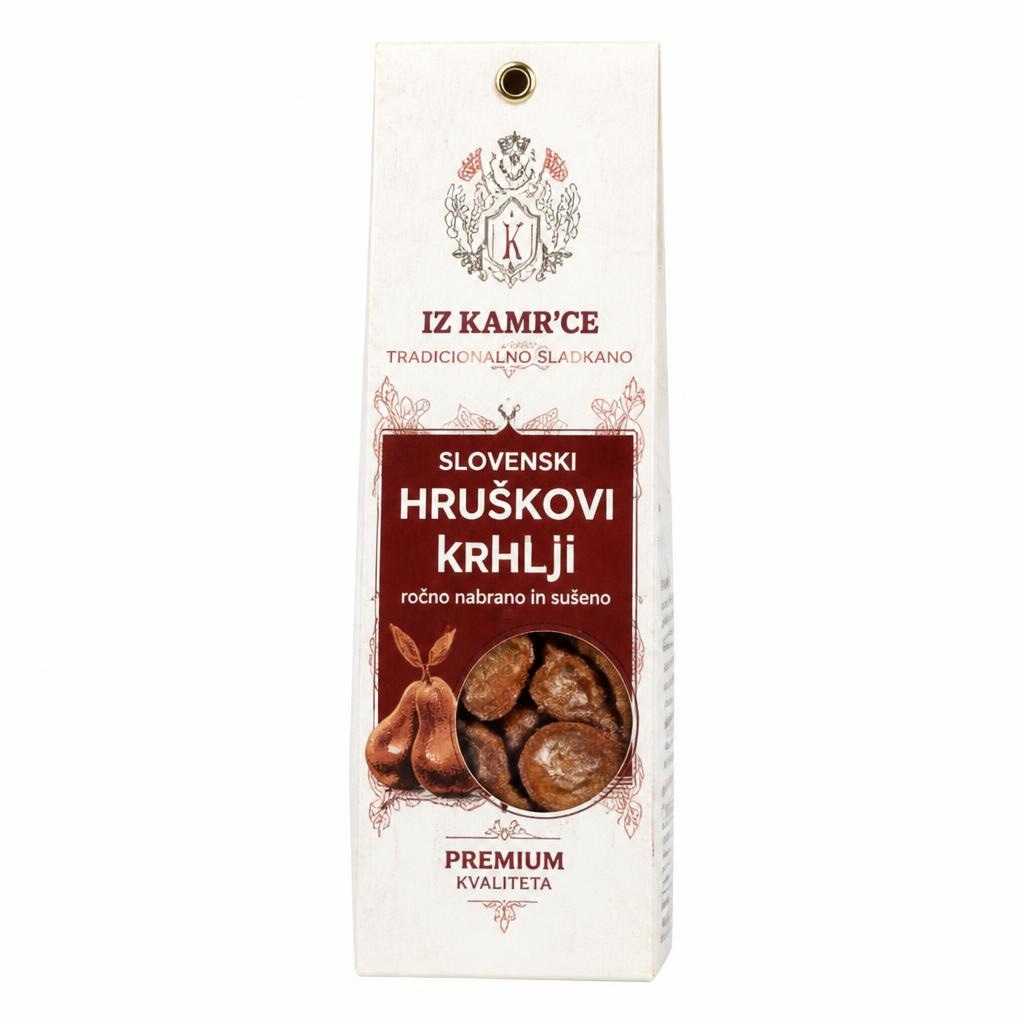 Slovenske suhe hruške 90 g Iz Kamr'ce Akcija v trgovini Spar
