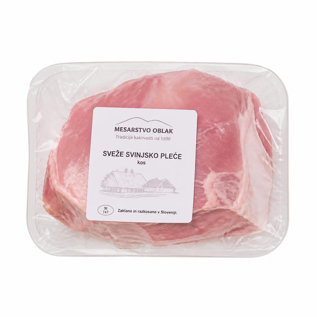 Mesarstvo Oblak sveže svinjsko pleče pribl. 1,5 kg Akcija v trgovini Lidl