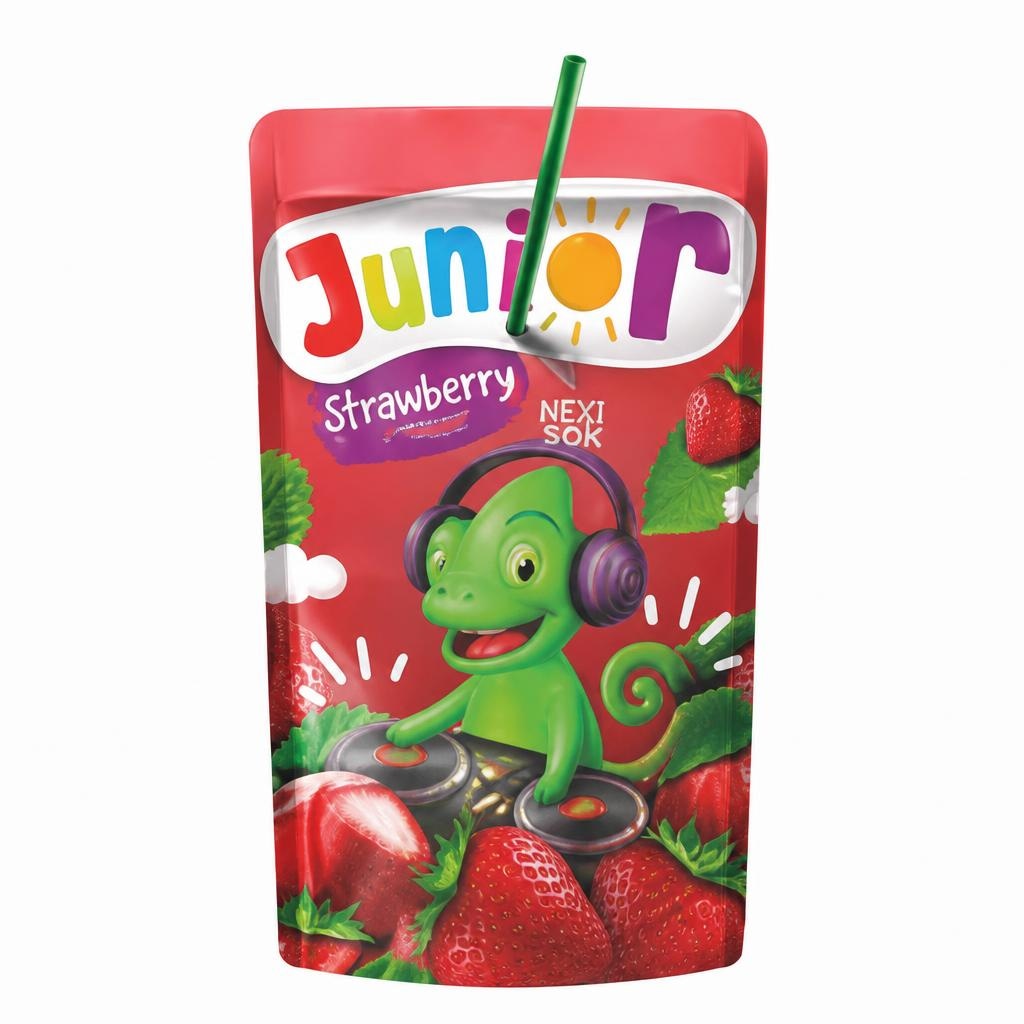 PIJAČA JUNIOR Jagoda 200 ml - Akcija v trgovini Jager