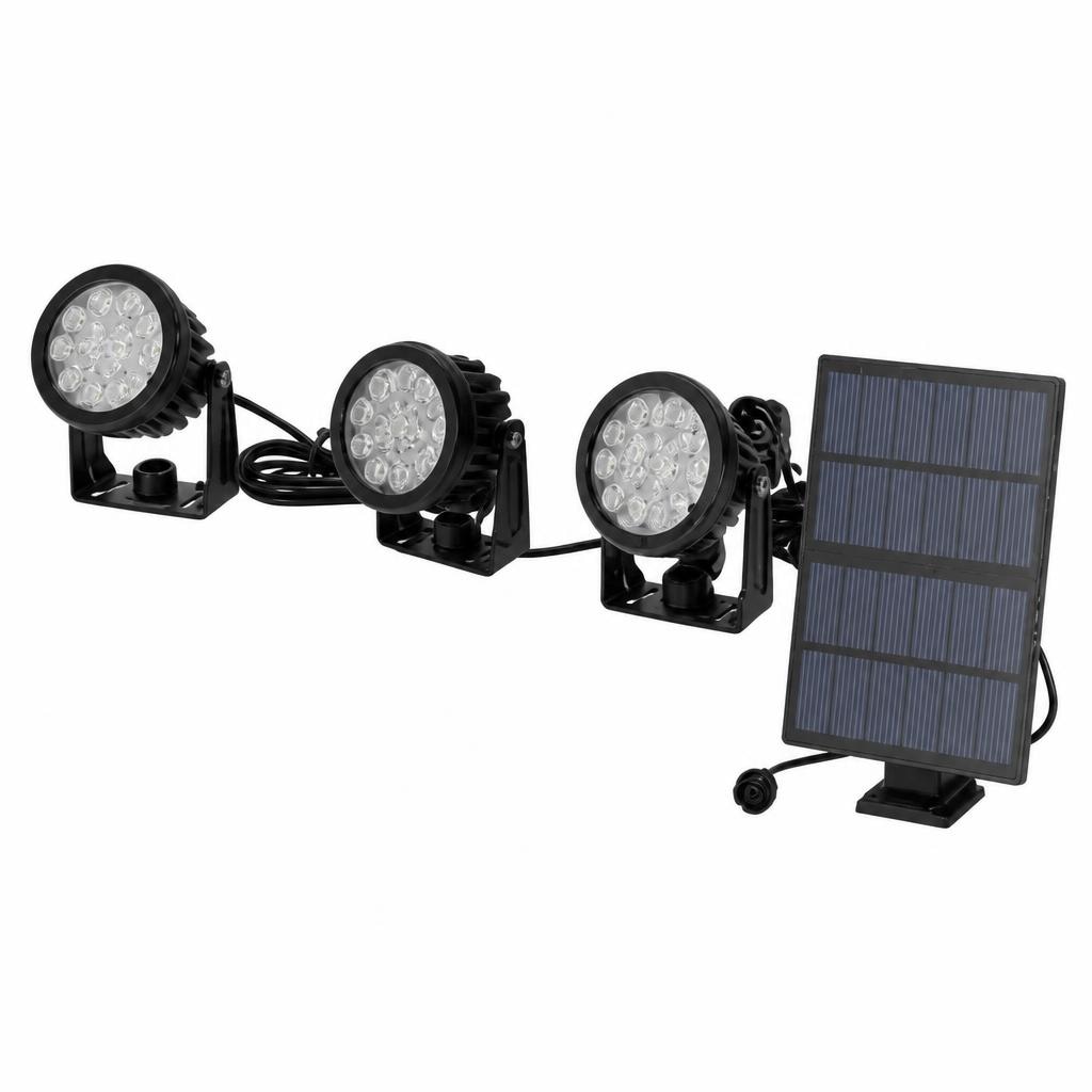 Komplet solarnih LED svetilk 3 kosi - Akcija v trgovini Bauhaus