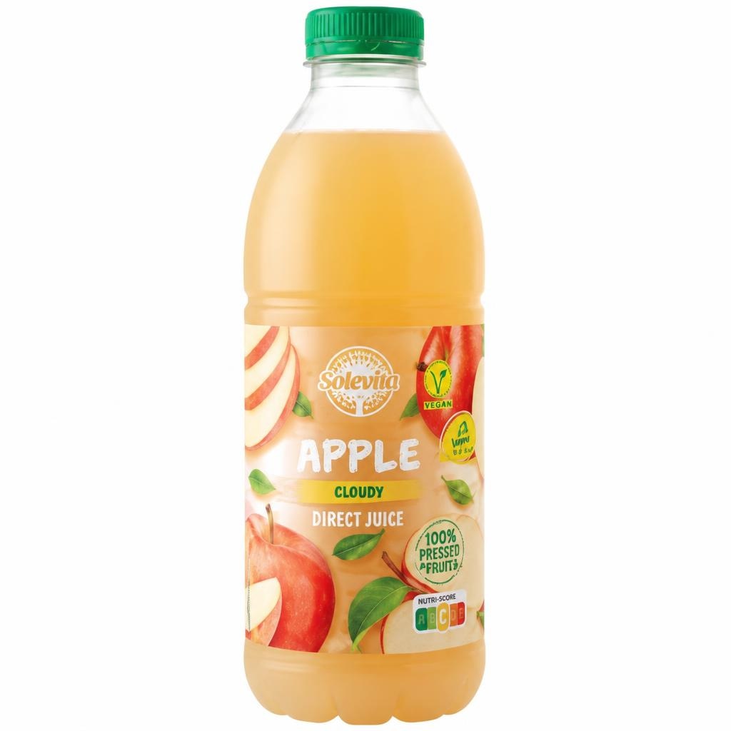 Solevita svež jabolčni motni sok 1 l Akcija u trgovini Lidl