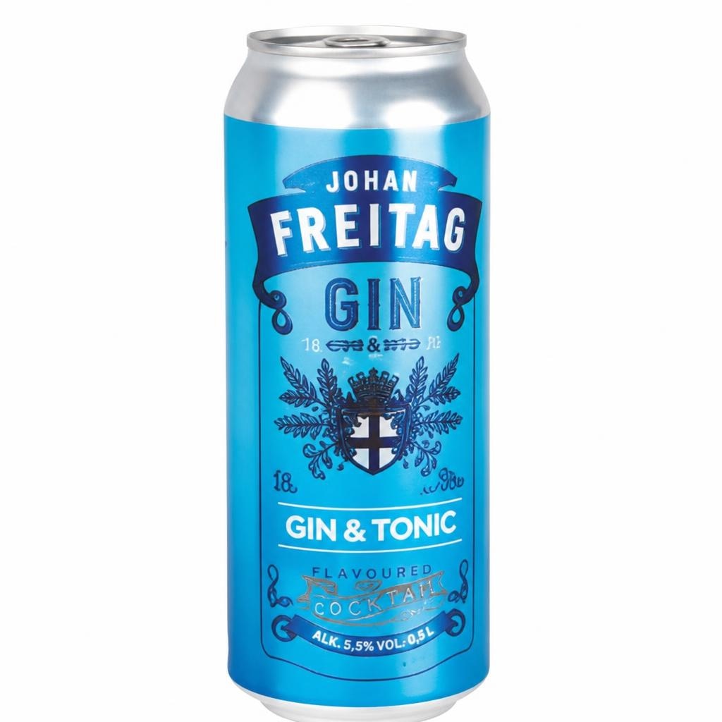 Alkoholna pijača Gin & Tonic Johan Freitag 0,5 l Akcija v trgovini Spar