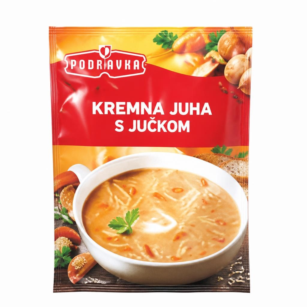 Kremna juha Podravka 54-63 g Akcija v trgovini Spar