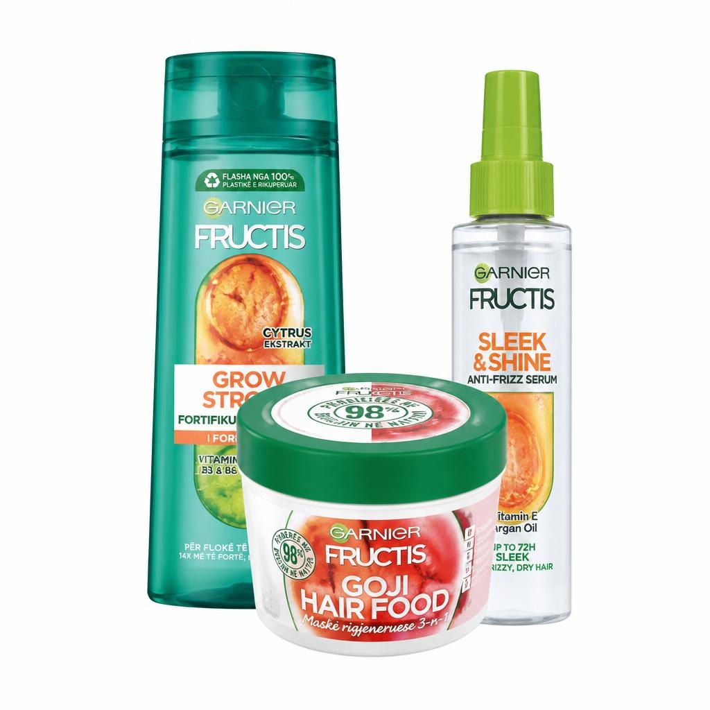 Garnier Fructis izdelki za nego las Akcija v trgovini Tuš