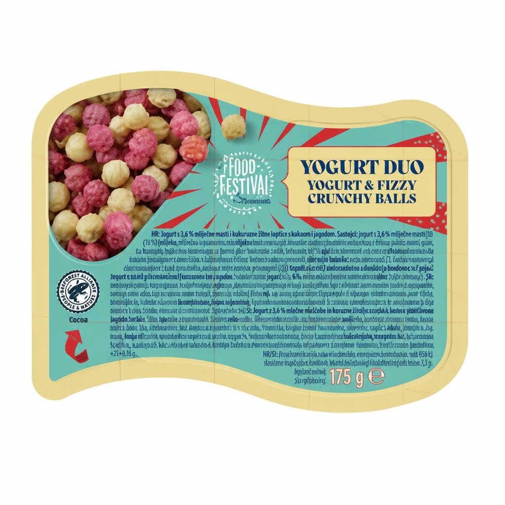 FOOD FESTIVAL Jogurt z žitnimi kroglicami 175 g - Akcija u trgovini Lidl