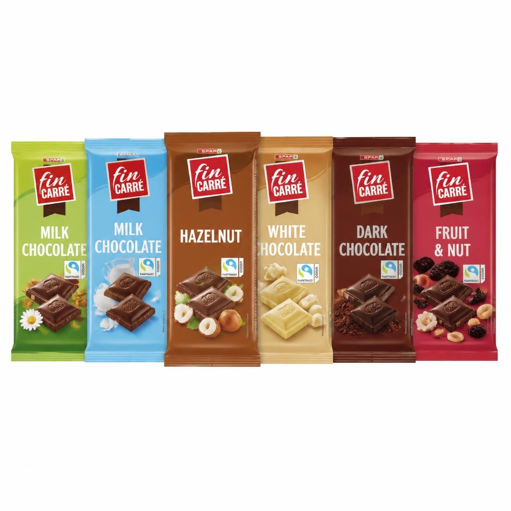 Čokolada več okusov 100 g Akcija v trgovini Spar
