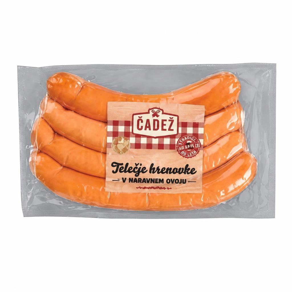 Telečje hrenovke 270 g Čadež - Akcija v trgovini Spar