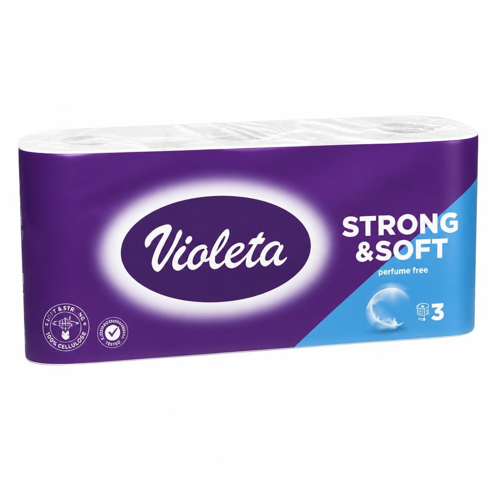 Toaletni papir Violeta 24/1 Akcija v trgovini Mercator